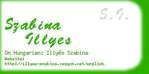 szabina illyes business card